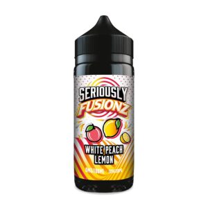 WHITE PEACH LEMON 100ML E LIQUID SERIOUSLY FUSIONZ