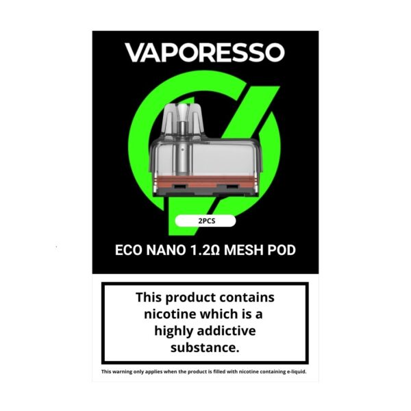 VAPORESSO ECO NANO & ECO NANO PRO REPLACEMENT PODS (2 PACK) - Image 5