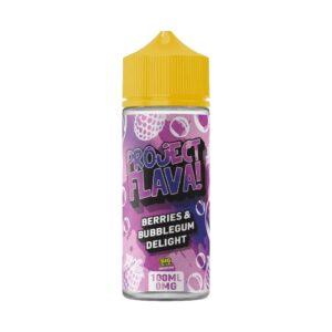 BERRIES & BUBBLEGUM DELIGHT 100ML E LIQUID BIG BOLD PROJECT FLAVA