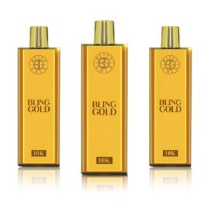 BLING GOLD 10K DISPOSABLE VAPE KIT 20MG
