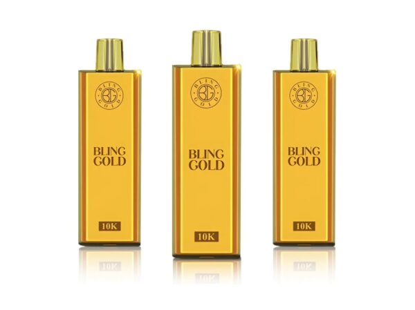 BLING GOLD 10K DISPOSABLE VAPE KIT 20MG