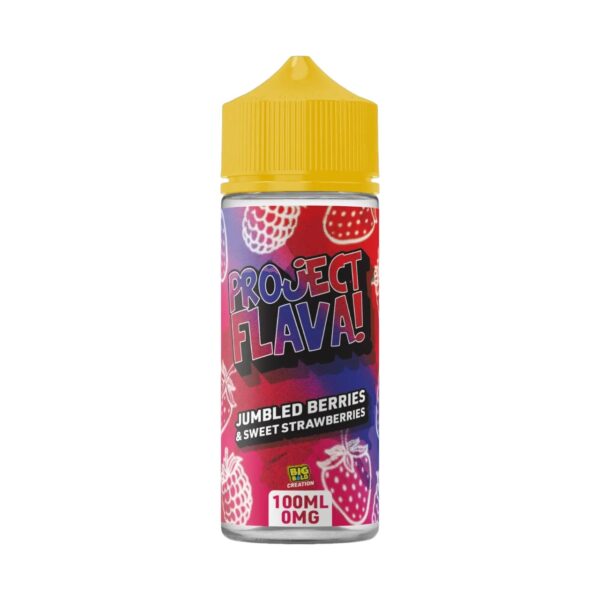 JUMBLED BERRIES & SWEET STRAWBERRIES 100ML E LIQUID BIG BOLD PROJECT FLAVA