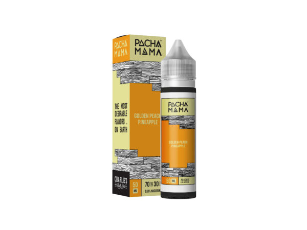 GOLDEN PEACH PINEAPPLE 50ML E LIQUID PACHA MAMA
