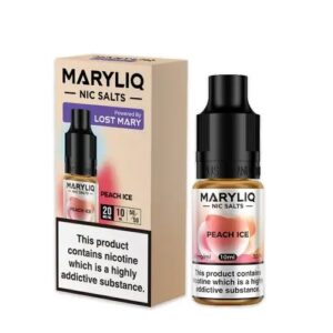 PEACH ICE 10ML NIC SALT MARYLIQ