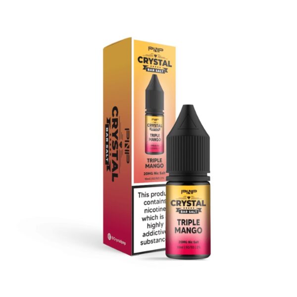 TRIPLE MANGO 10ML NIC SALT PNP CRYSTAL  BAR SALT