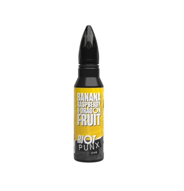 BANANA RASPBERRY & DRAGONFRUIT PUNX 50ML E LIQUID RIOT SQUAD