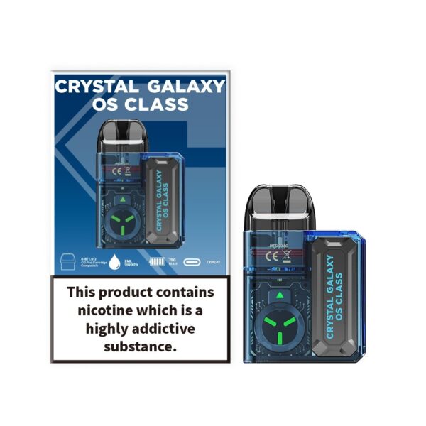 CRYSTAL GALAXY OS CLASS POD VAPE KIT 750MAH - Image 5