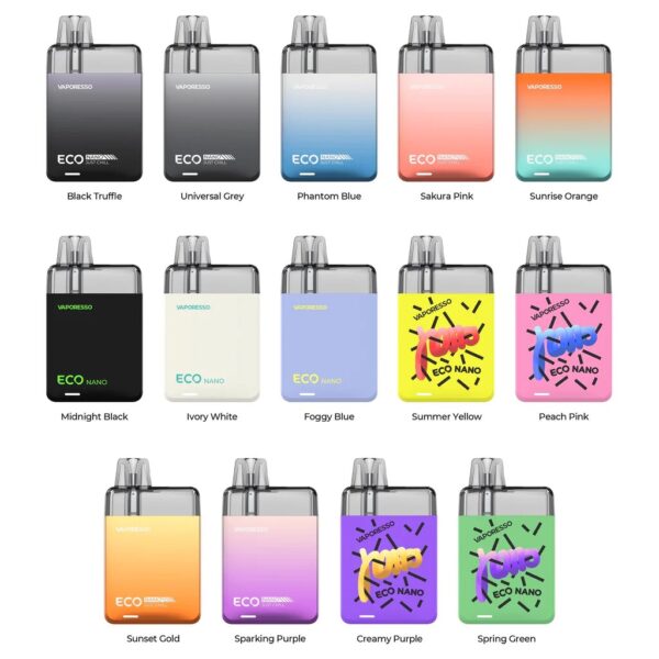 VAPORESSO ECO NANO POD KIT 1000MAH - Image 2