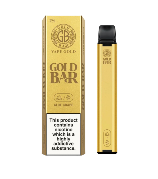 GOLD BAR 600 DISPOSABLE VAPE KIT 20MG - Image 28