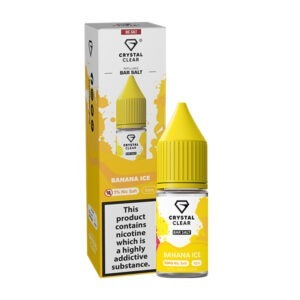 BANANA ICE 10ML NIC SALT CRYSTAL CLEAR BAR