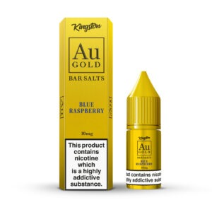 BLUE RASPBERRY AU GOLD BAR SALTS 10ML NIC SALTS BY KINGSTON