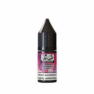 BLUEBERRY CRANBERRY CHERRY 10ML NIC SALT FRESH BAR SALTS BY PUKKA PACK OF 10