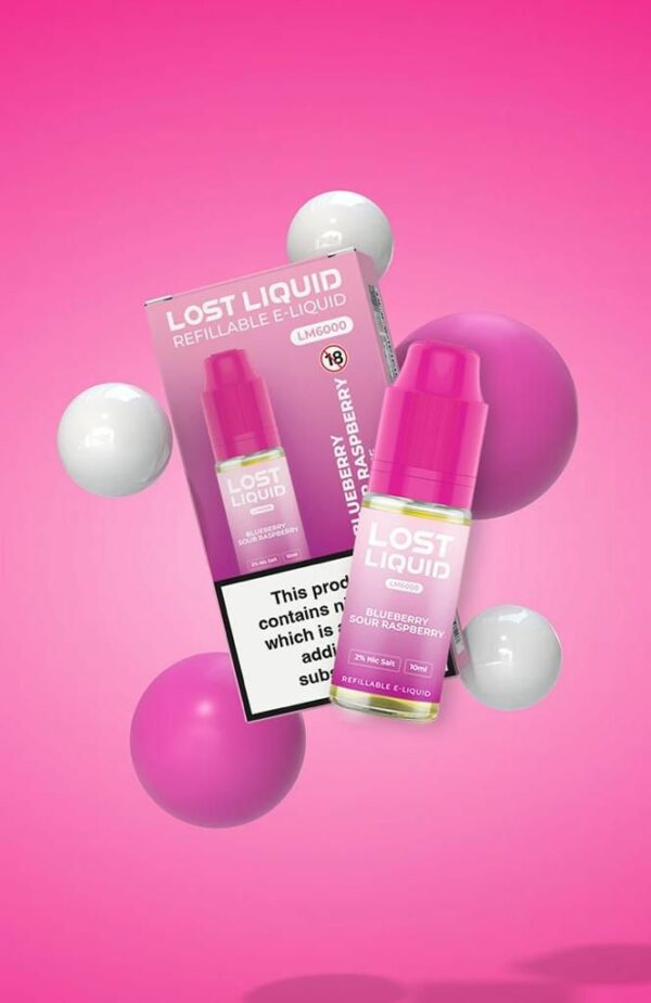 BLUEBERRY SOUR RASPBERRY 10ML NIC SALT LOST LIQUID