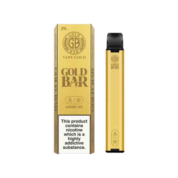 GOLD BAR 600 DISPOSABLE VAPE KIT 20MG - Image 12