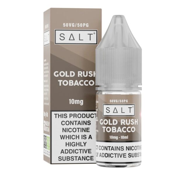 GOLD RUSH TOBACCO 10ML NIC SALT BY JUICE SAUZ