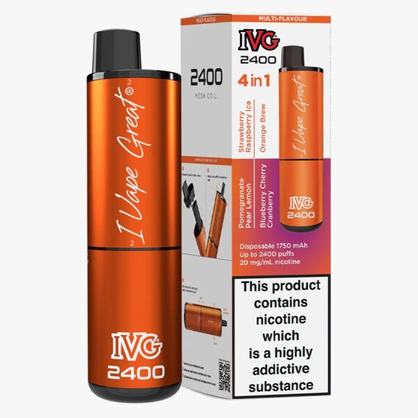 IVG 2400 RECHARGEABLE PREFILLED POD VAPE KIT 20MG - Image 76
