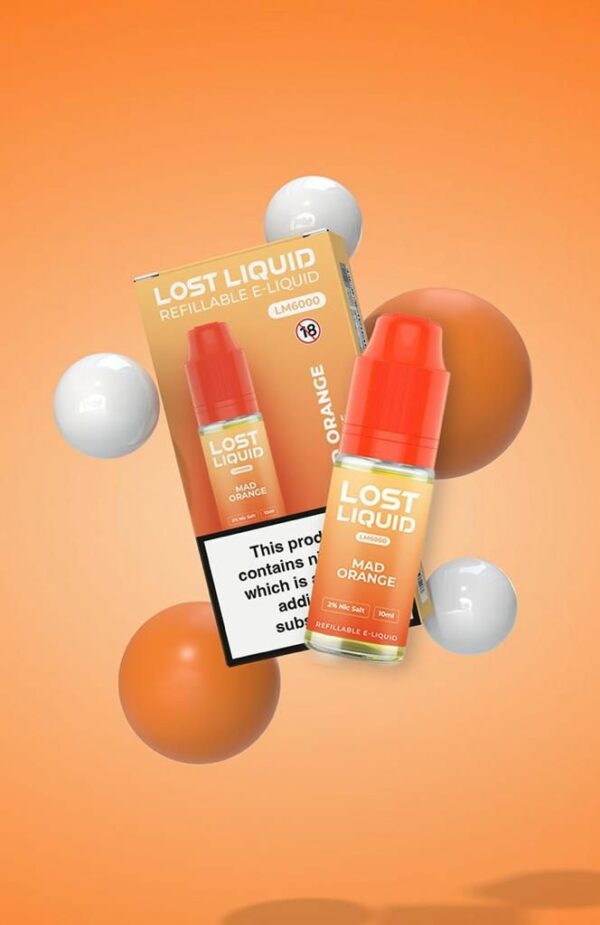 MAD ORANGE 10ML NIC SALT LOST LIQUID
