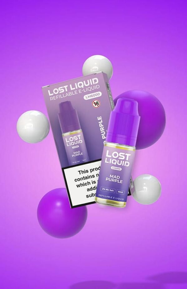 MAD PURPLE 10ML NIC SALT LOST LIQUID