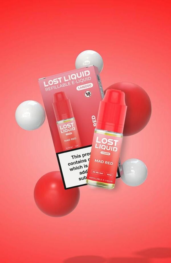 MAD RED 10ML NIC SALT LOST LIQUID