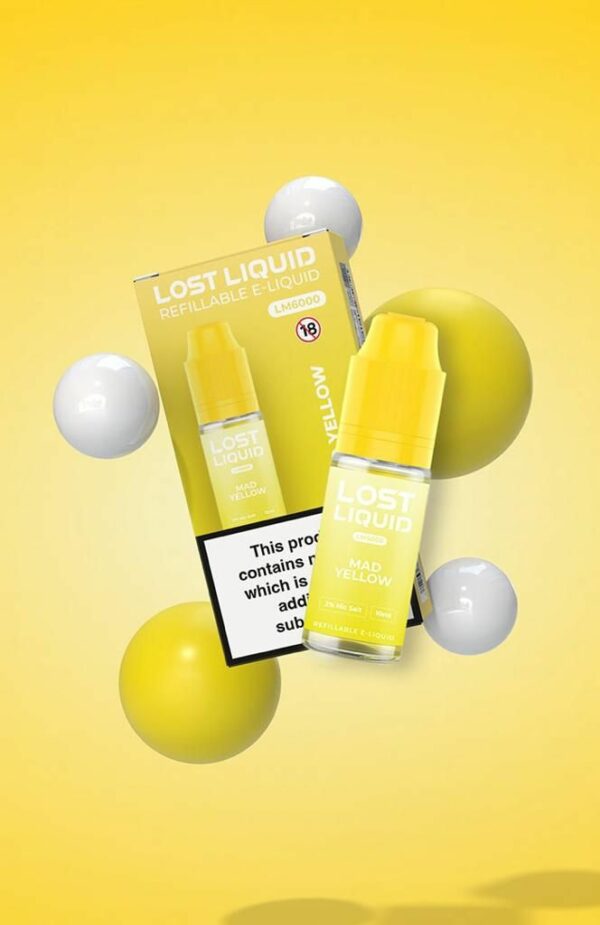 MAD YELLOW 10ML NIC SALT LOST LIQUID
