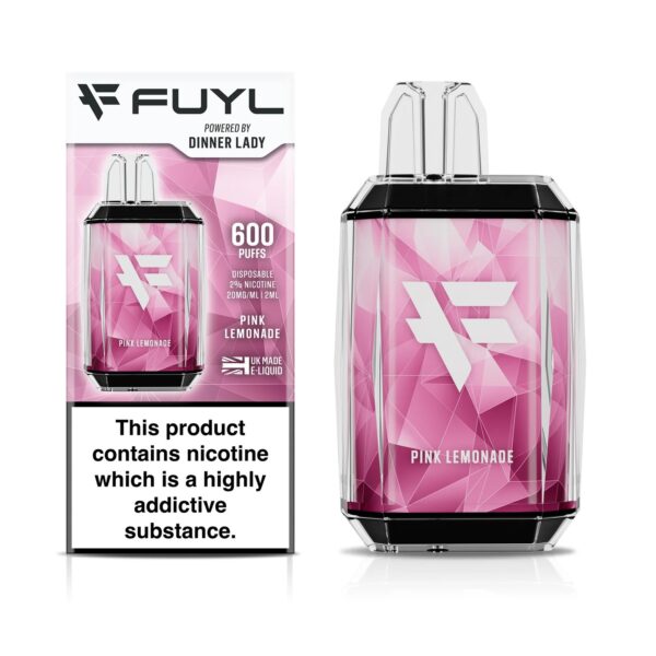 FUYL 600 DISPOSABLE VAPE KIT 20MG BY DINNER LADY - Image 8