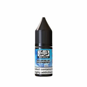 SOUR BLUE RASPBERRY 10ML NIC SALT FRESH BAR SALTS BY PUKKA PACK OF 10
