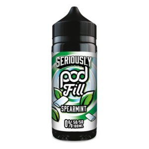 SPEARMINT 100ML E LIQUID SERIOUSLY POD FILL