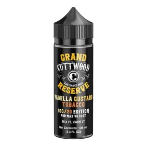 VANILLA CUSTARD TOBACCO 100ML E LIQUID GRAND RESERVE CUTTWOOD