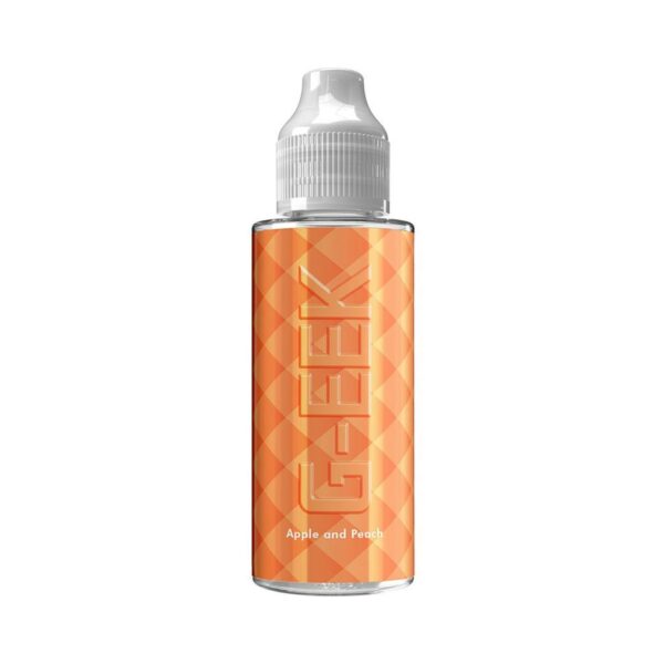 APPLE AND PEACH 100ML E LIQUID G-EEK