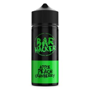 APPLE PEACH CRANBERRY 100ML E LIQUID BAR HACKER