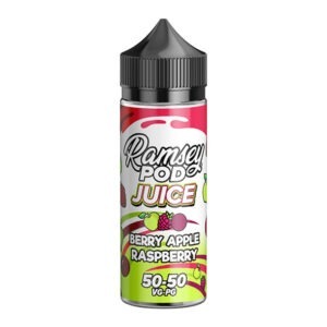 BERRY APPLE RASPBERRY 100ML E LIQUID RAMSEY POD JUICE