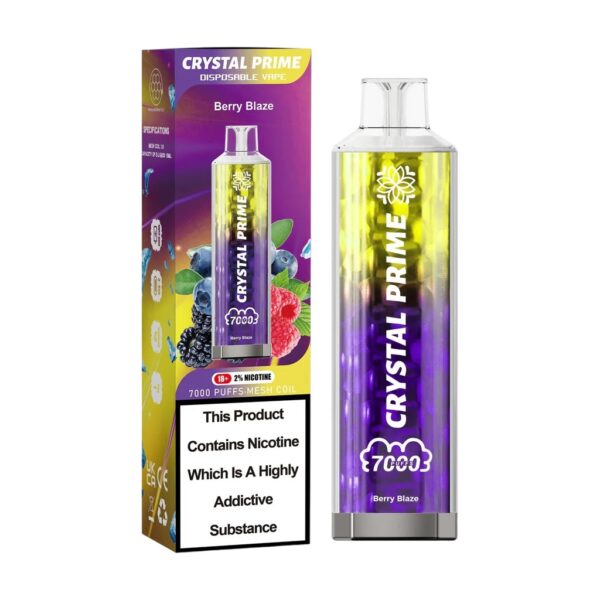 CRYSTAL PRIME 7000 DISPOSABLE VAPE KIT 20MG - Image 14