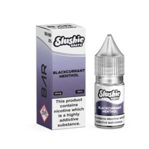 BLACKCURRANT MENTHOL 10ML NIC SALT SLUSHIE BAR SALTS