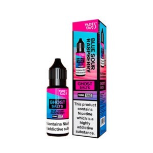BLUE SOUR RASPBERRY 10ML NIC SALT VAPES BARS GHOST