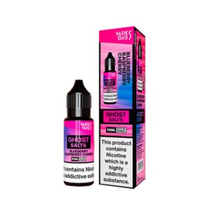 BLUEBERRY RASPBERRY CHERRY 10ML NIC SALT VAPES BARS GHOST