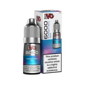 BUBBLEGUM BERRY WAVE 10ML NIC SALT IVG 6000
