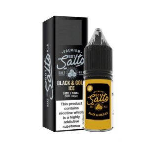 BLACK & GOLD ICE 10ML NIC SALT GOT SALTS