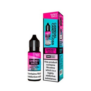 CARNIVAL CANDY FLOSS 10ML NIC SALT VAPES BARS GHOST