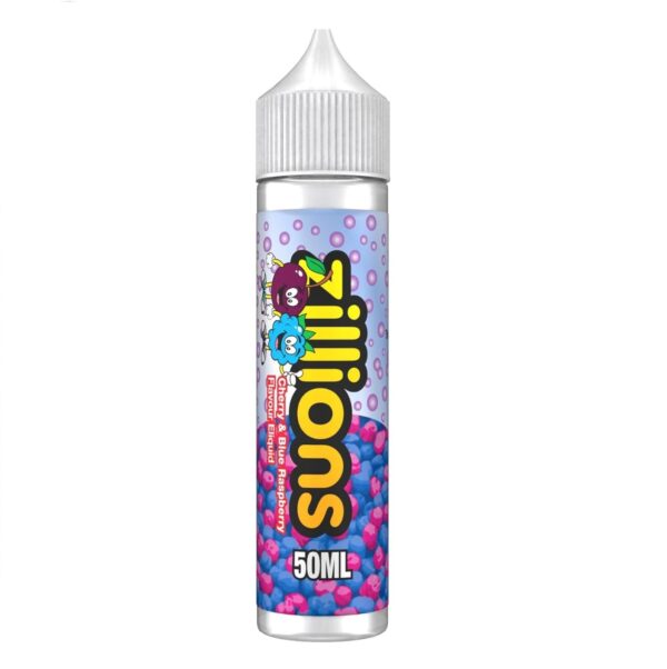 CHERRY & BLUE RASPBERRY 50ML E LIQUID ZILLIONS