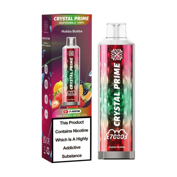 CRYSTAL PRIME 7000 DISPOSABLE VAPE KIT 20MG - Image 24