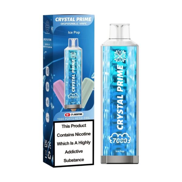 CRYSTAL PRIME 7000 DISPOSABLE VAPE KIT 20MG - Image 25