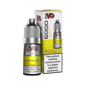LEMON PEACH CRUSH 10ML NIC SALT IVG 6000