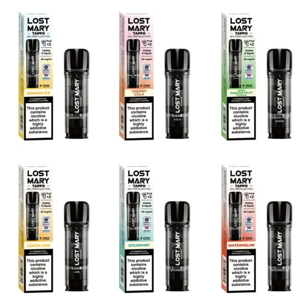 LOST MARY TAPPO 600 PREFILLED PODS 20MG (2 PACK)