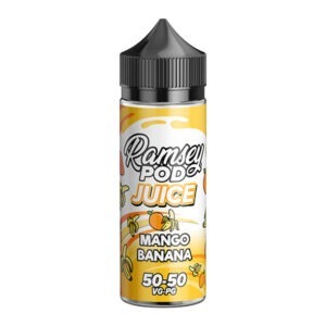 MANGO BANANA 100ML E LIQUID RAMSEY POD JUICE