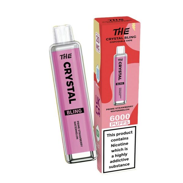 THE CRYSTAL BLING 6000 DISPOSABLE VAPE KIT 20MG - Image 4