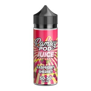 RASPBERRY SHERBET 100ML E LIQUID RAMSEY POD JUICE