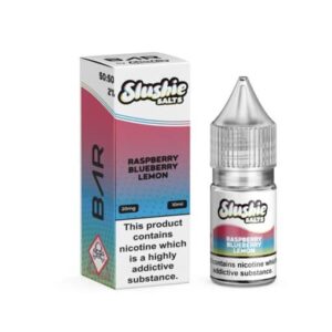 RASPBERRY BLUEBERRY LEMON 10ML NIC SALT SLUSHIE BAR SALTS