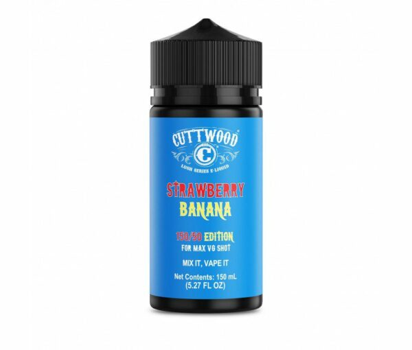 STRAWBERRY BANANA 150ML E LIQUID CUTTWOOD
