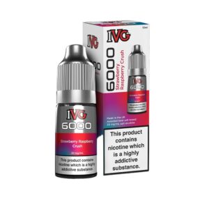 STRAWBERRY RASPBERRY CRUSH 10ML NIC SALT IVG 6000