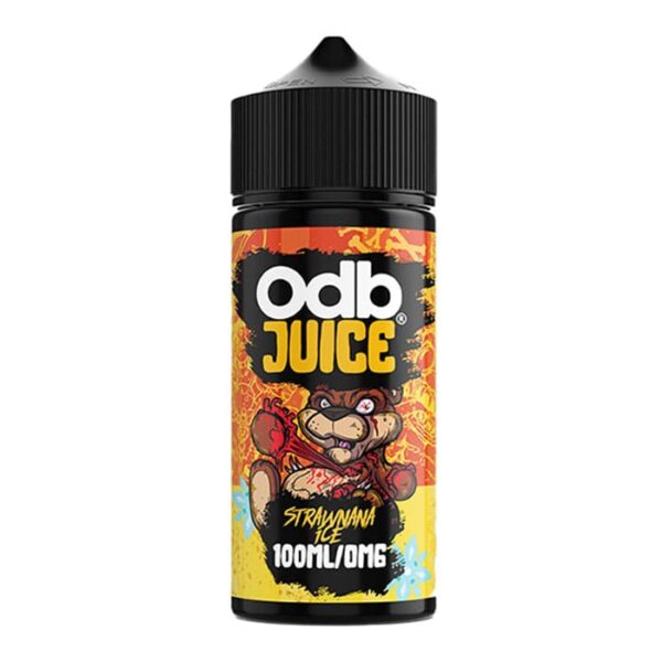 STRAWNANA ICE 100ML E LIQUID ODB JUICE